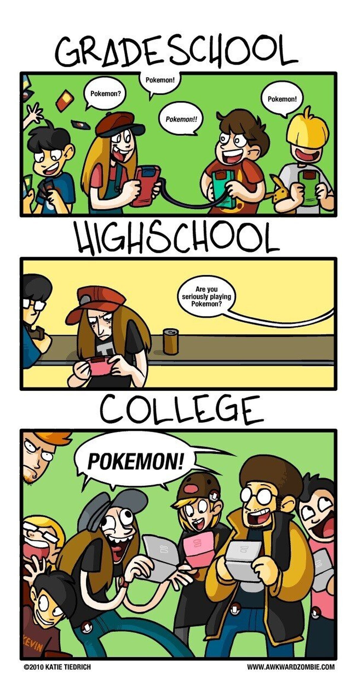 La vida vista pasar a través de Pokémon