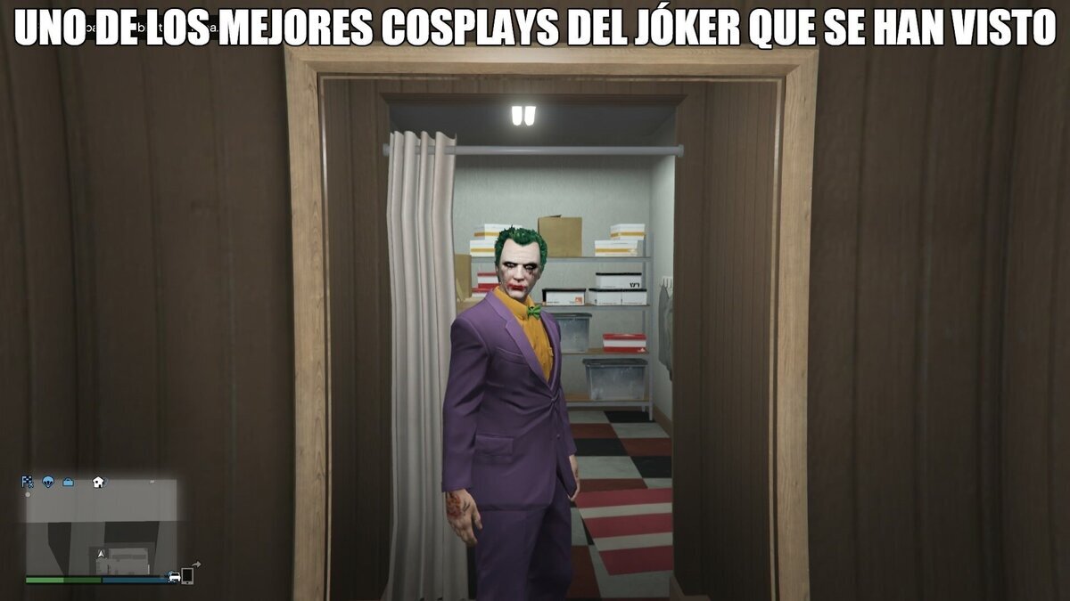 Uno de los mejores cosplays del Joker en el GTA V