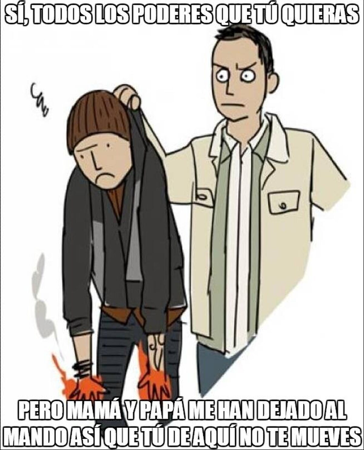 ¡Como si eres el nuevo mesías, Delsin!