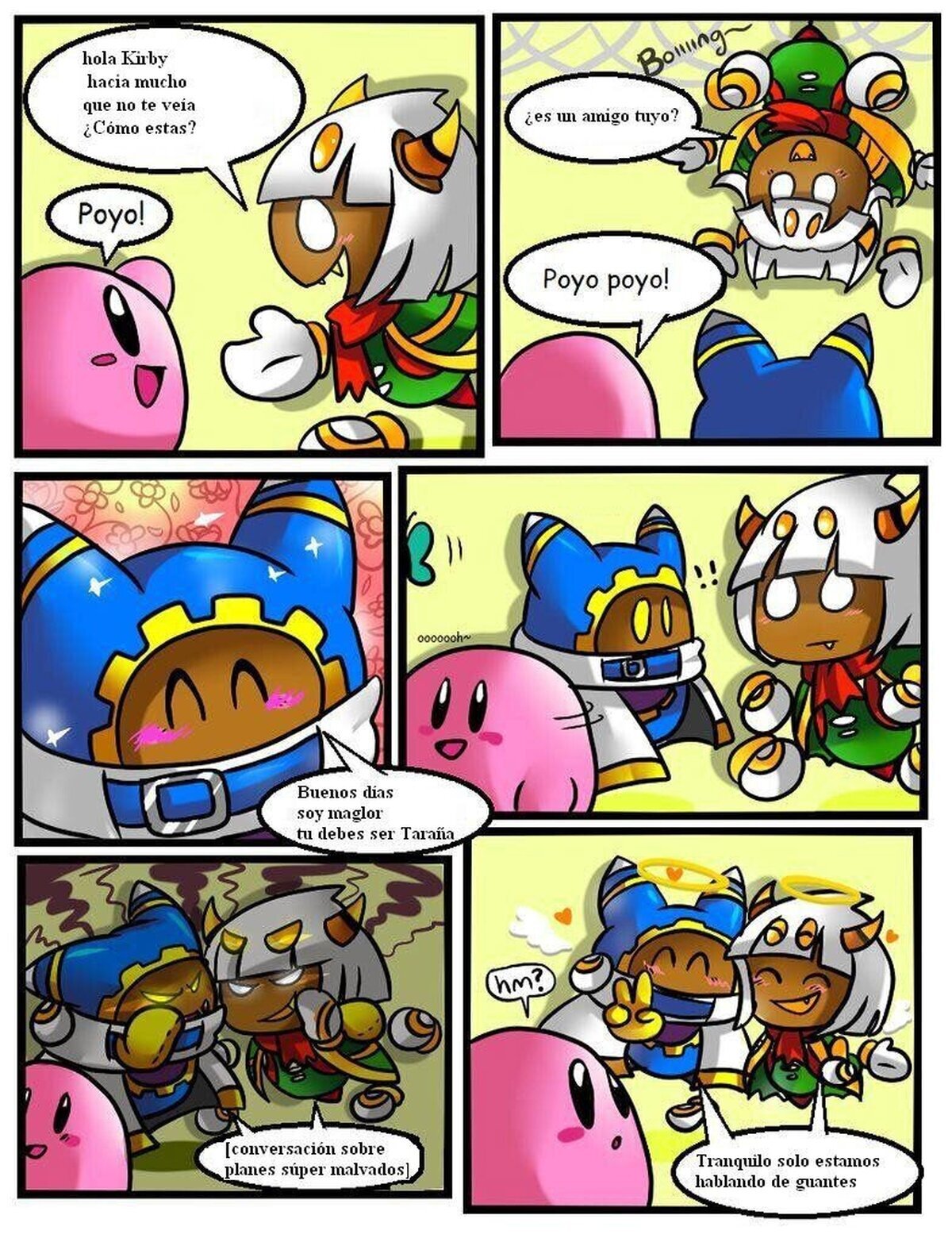 Creo que tendrías que escoger mejor a tus amigos, Kirby