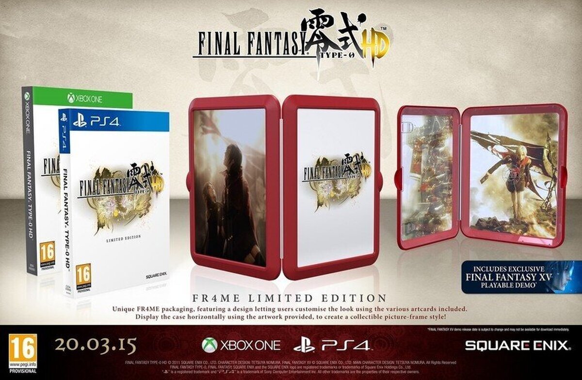 Square Enix presenta las dos edicions limitadas de Final Fantasy Type-0 HD para Europa