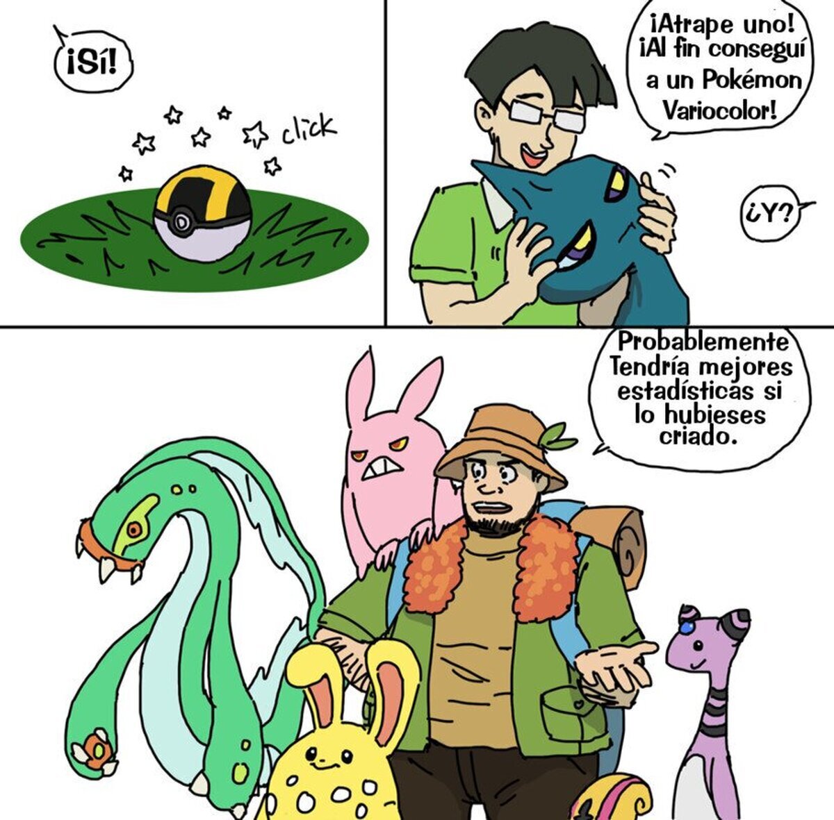 Conformistas e inconformistas en Pokémon