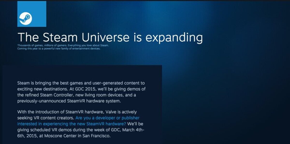 Valve presentará un dispositivo de realidad virtual la semana que viene 
