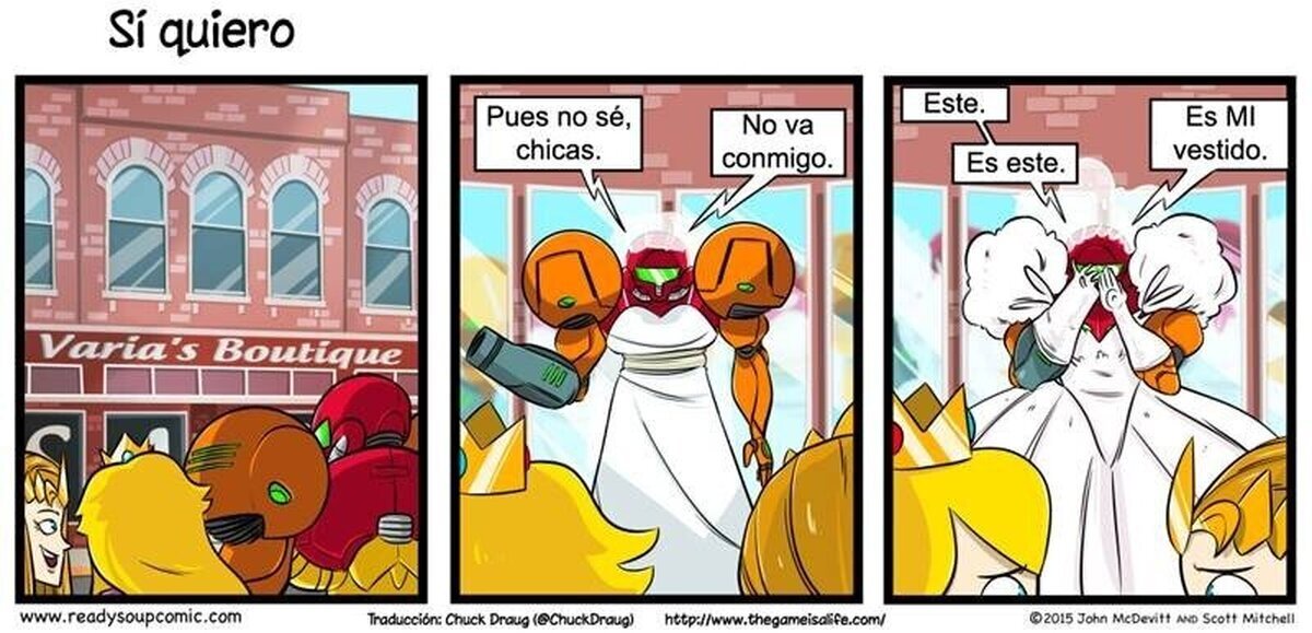 El vestido perfecto de Samus