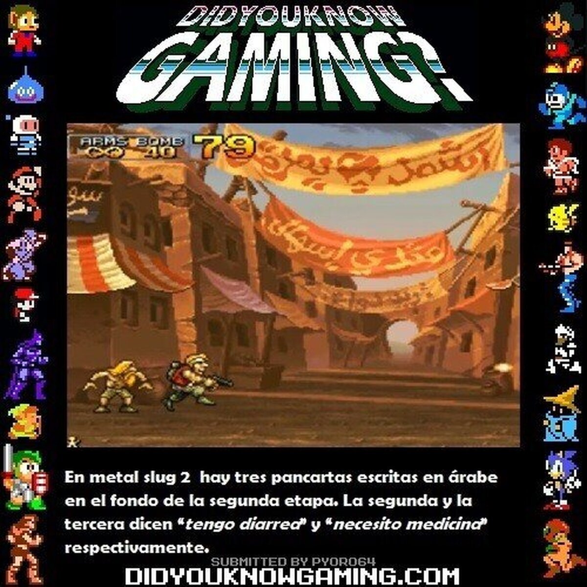 Desarrolladores trolls en Metal Slug 2