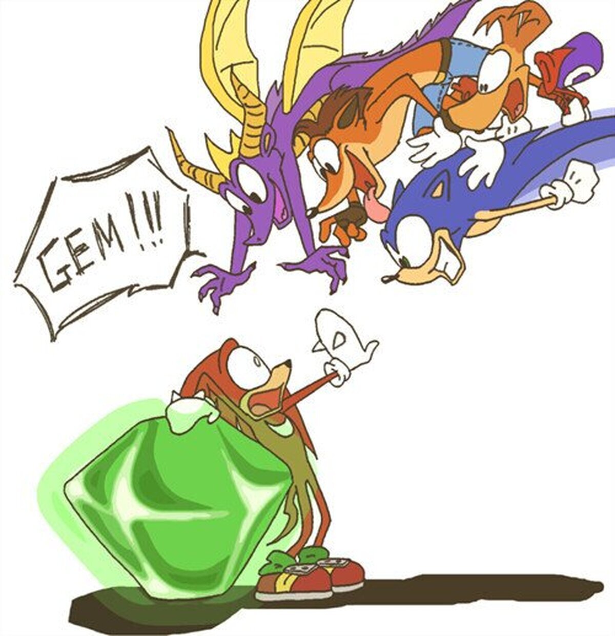 Por eso a Knuckles le cuesta tanto proteger la Master Emerald