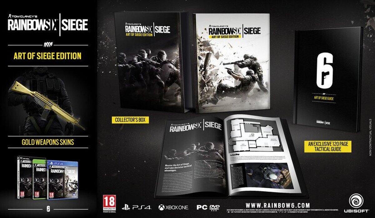 Ubisoft anuncia la edición coleccionista de Rainbow Six Siege
