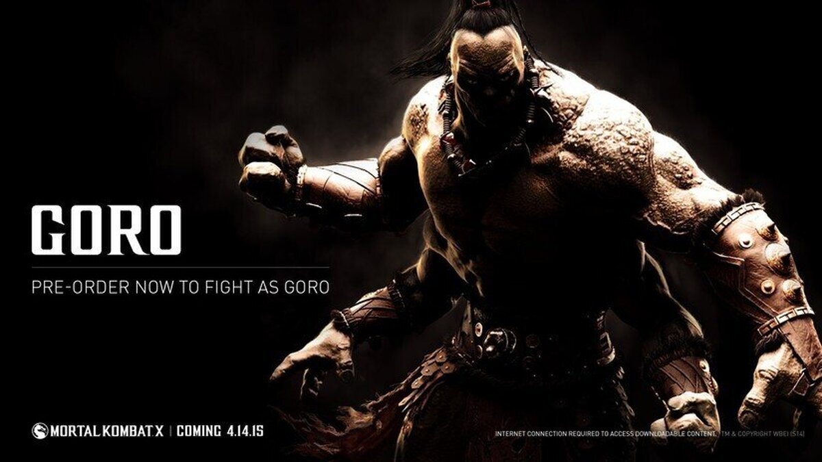 Goro nos muestra sus movimientos en Mortal Kombat X