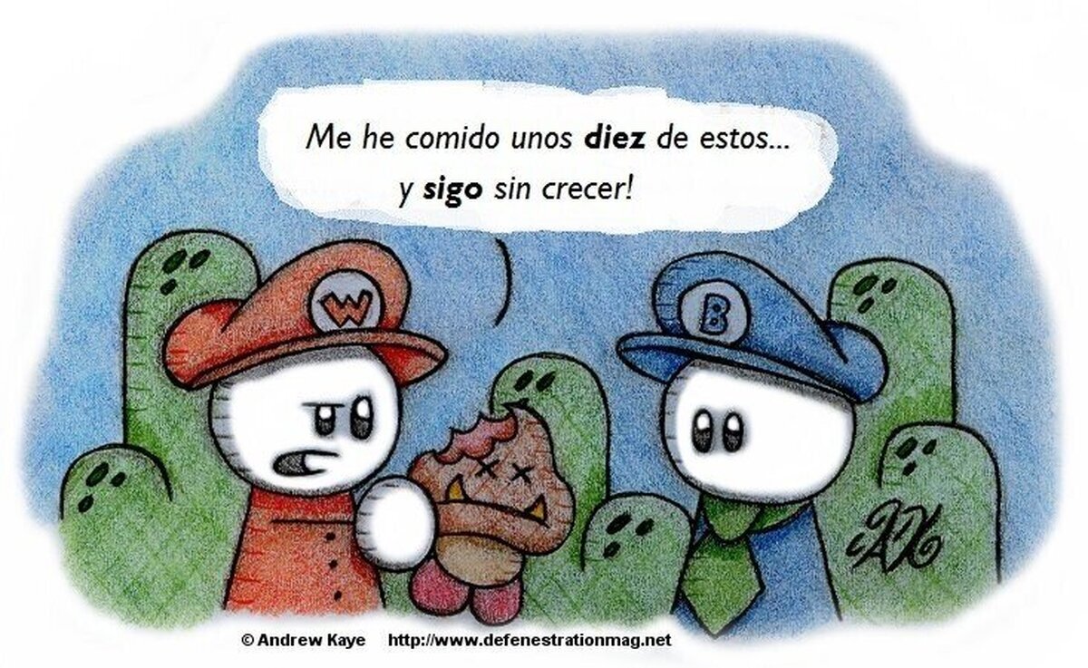 Es que te pones a comer setas y al final pierdes el control
