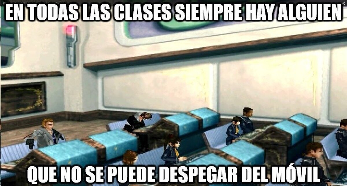 Squall no se diferenciaba mucho de los estudiantes normales de hoy en día