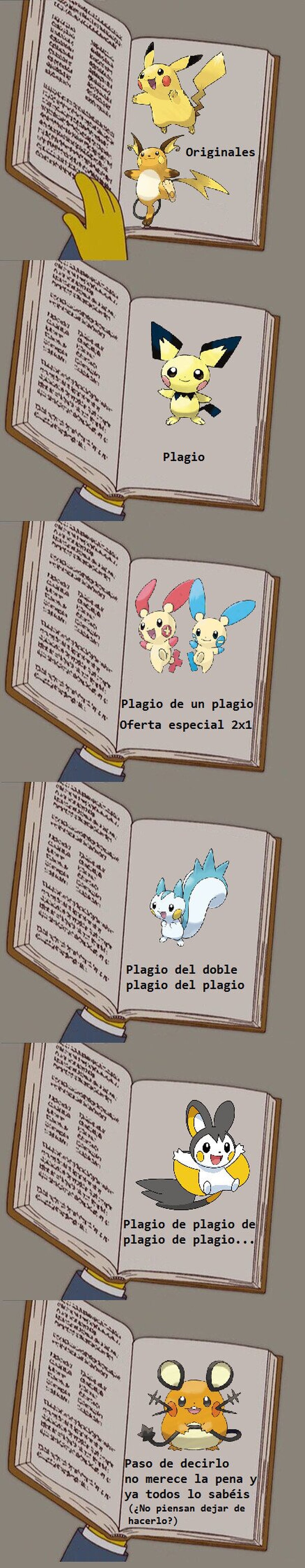 Cuando Pokémon se copia a sí mismo sin motivo aparente