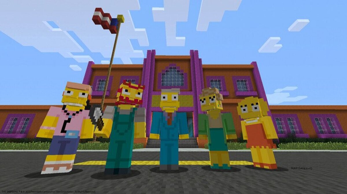 Esta semana Los Simpson llegarán a Minecraft
