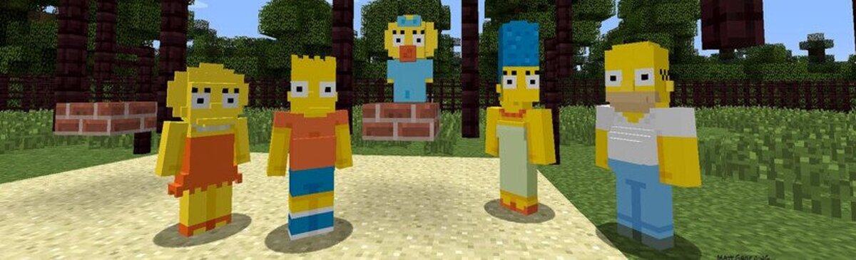 Esta semana Los Simpson llegarán a Minecraft
