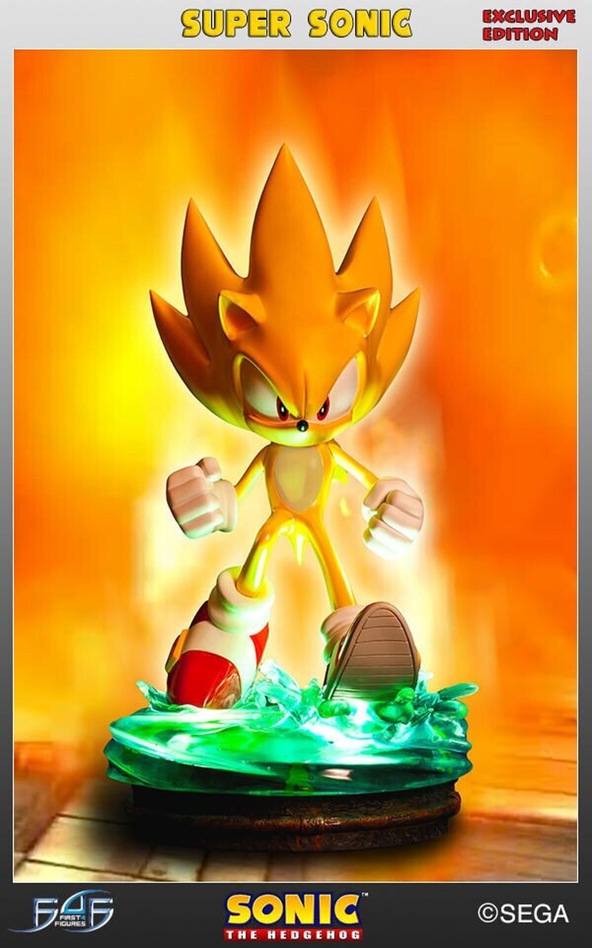 La nueva figura de Super Sonic es alucinante