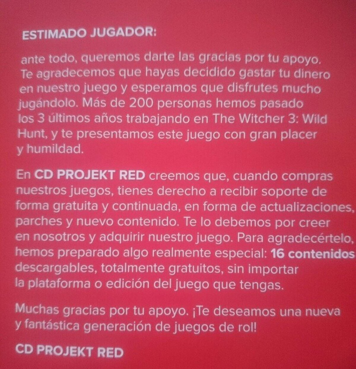 CD PROJEKT RED, una compañía como las que no quedan