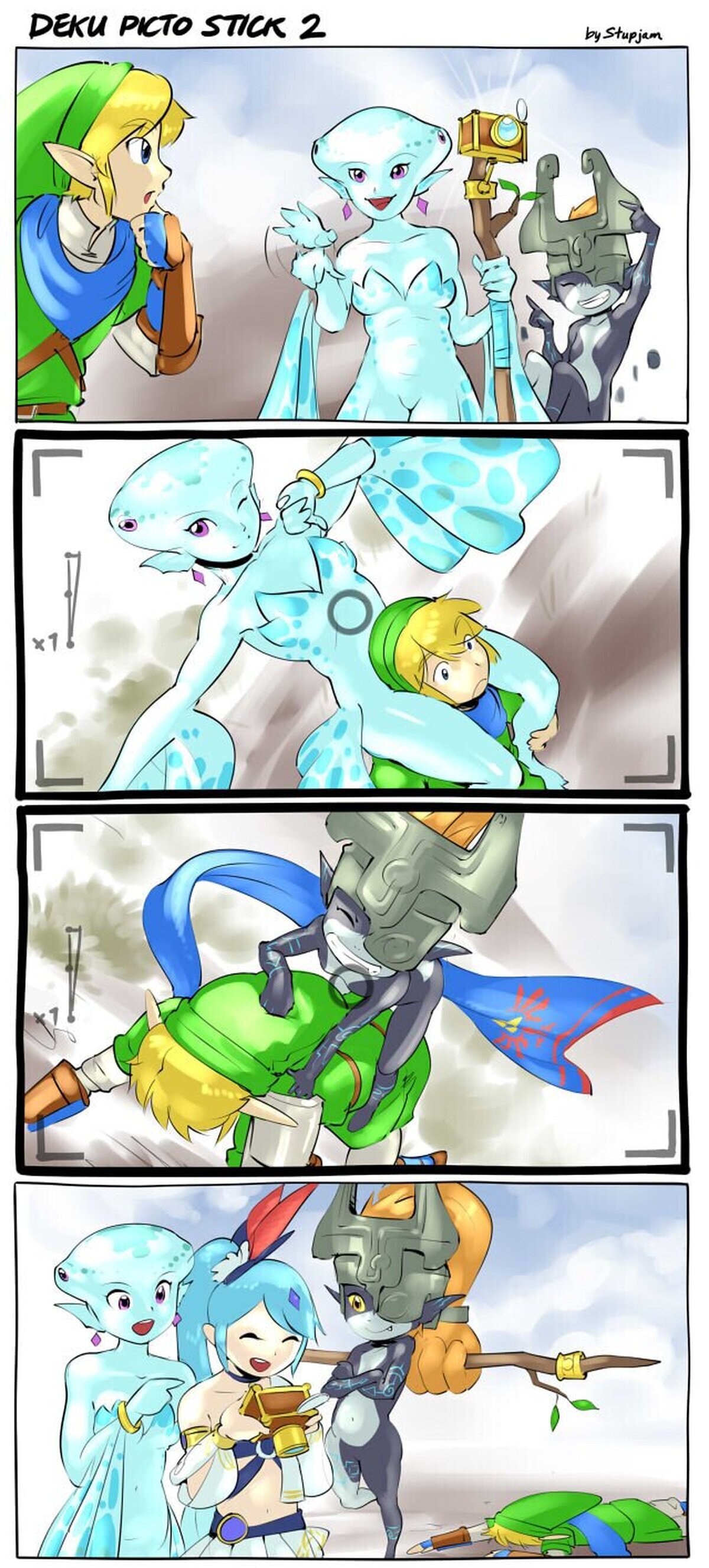 Link nunca se hubiera esperado este uso para el palo Deku