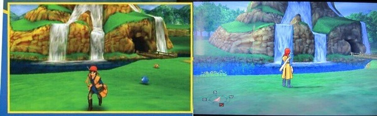 Comparativa de Dragon Quest VIII en Nintendo 3DS y PS2