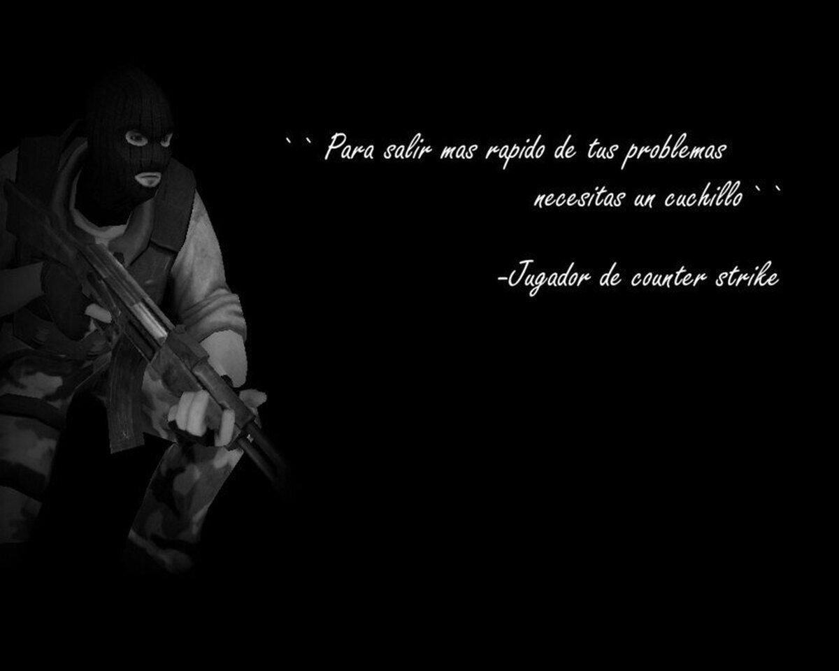 Counter strike, es un juego muy filosófico