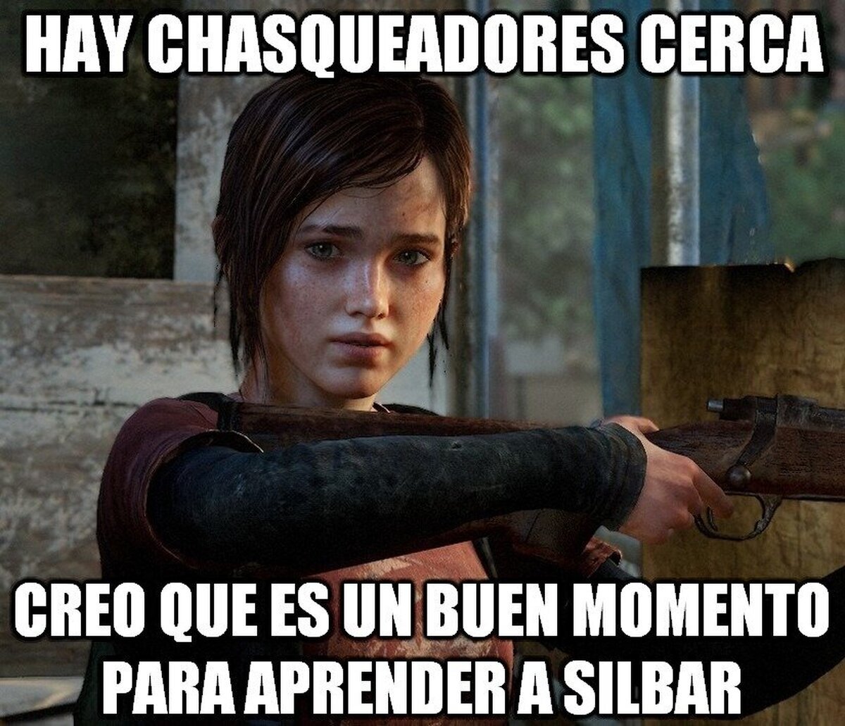 Bien Ellie, es el momento ideal
