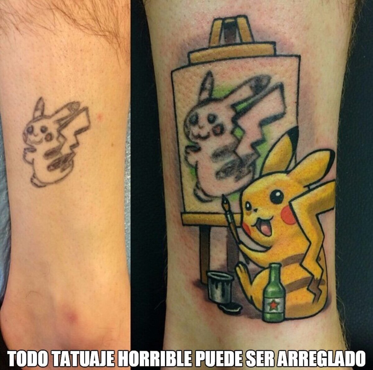 Al final puede salir algo original de un tattoo horrible