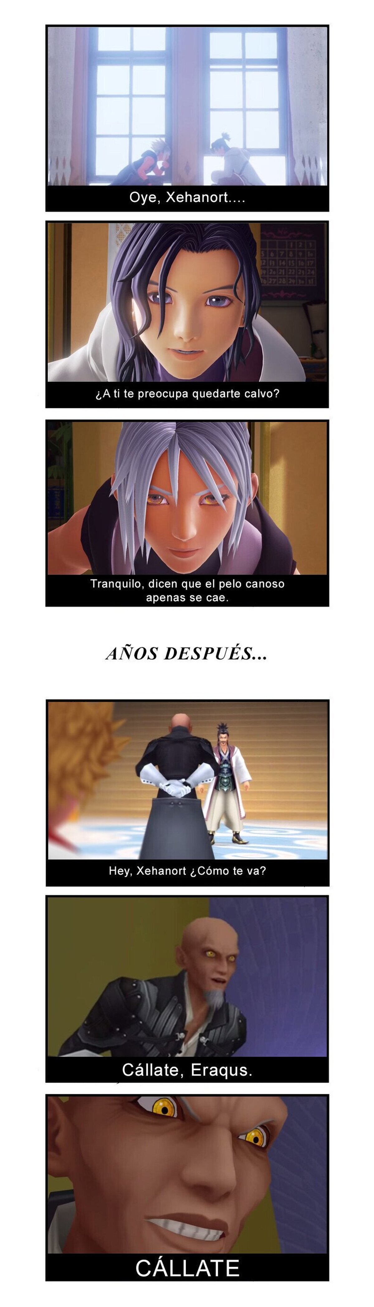 Y por eso Xehanort quiere ver arder el mundo