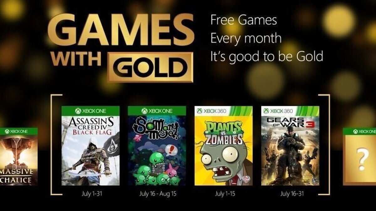 Ya se conocen los juegos de Games with Gold de julio