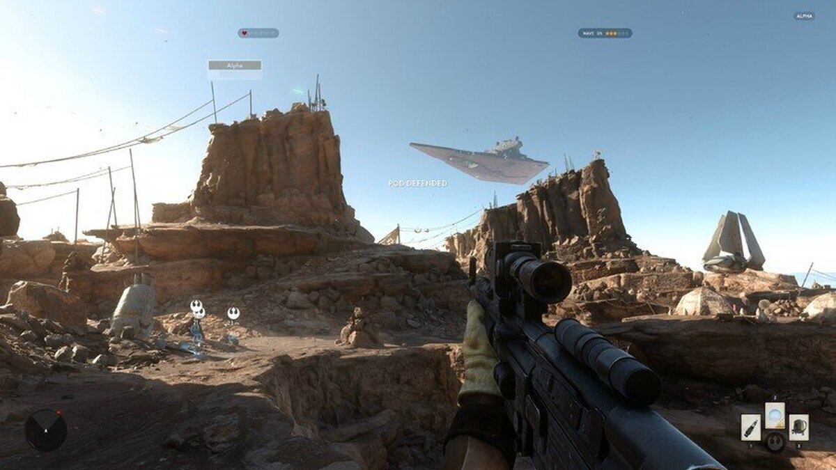 Las nuevas imágenes de Star Wars Battlefront 4K Ultra son una pasada