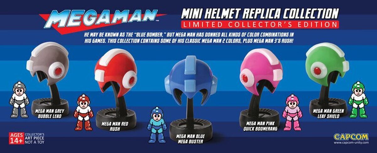 Capcom venderá  el casco de Mega Man