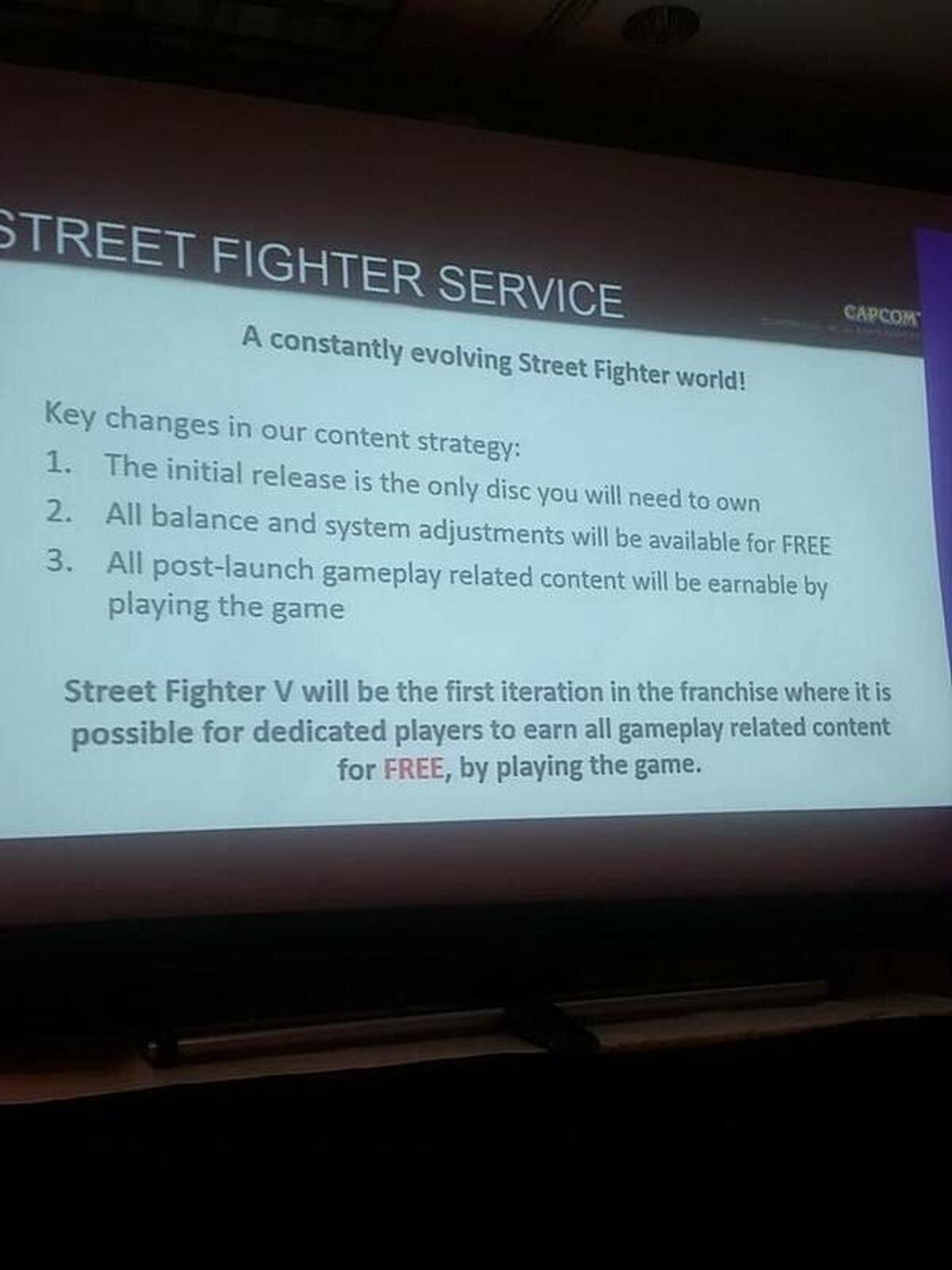 El contenido posterior al lanzamiento de Street Fighter V se podrá comprar con la moneda del juego