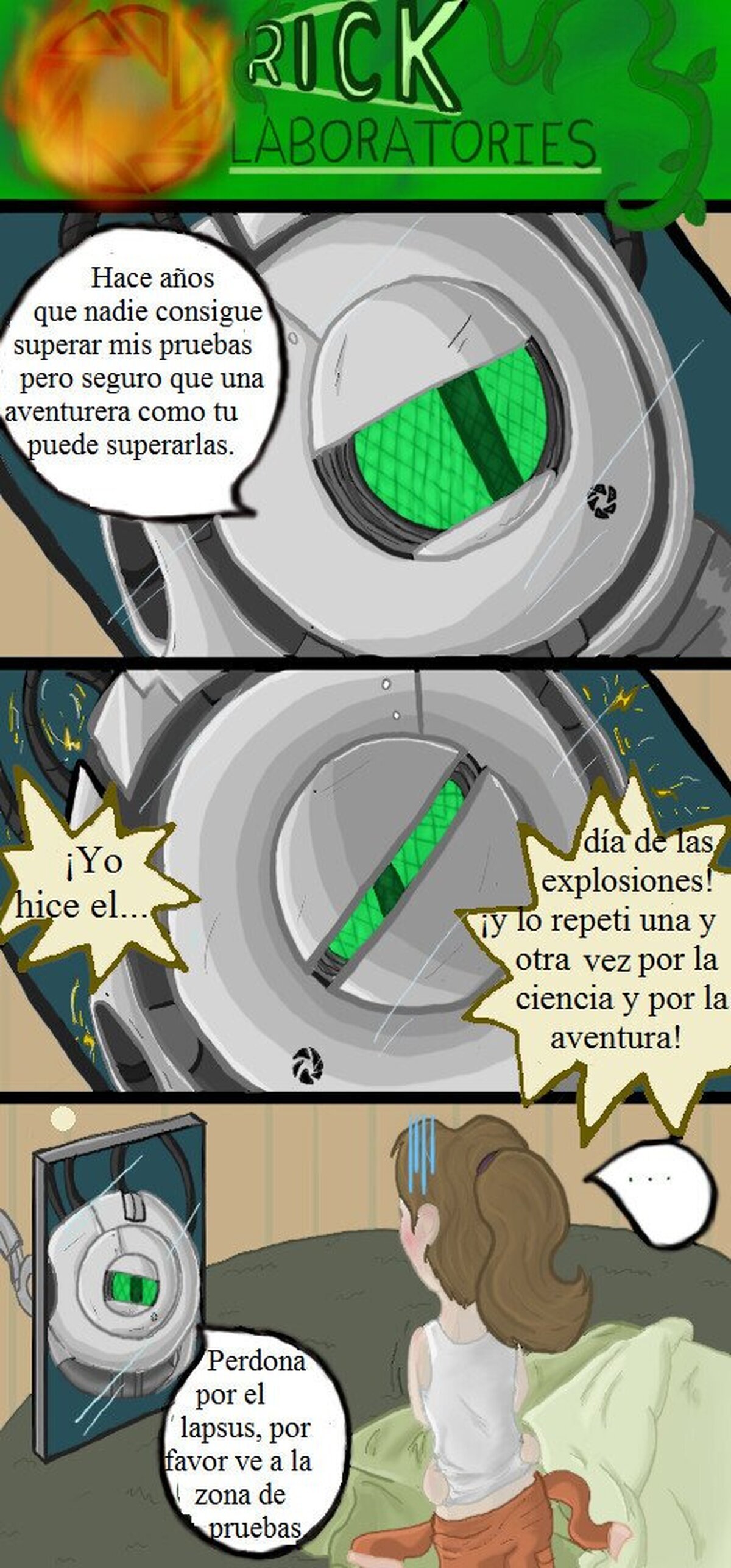 Hola y bienvenida a las instalaciones de Rick Adventure Laboratories