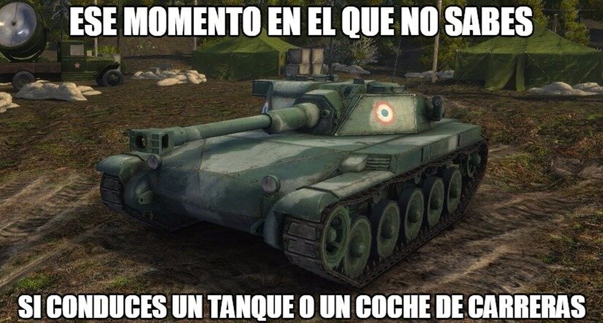 ¡Camarero! ¡Se le ha colado un poco de tanque en mi coche de carreras!