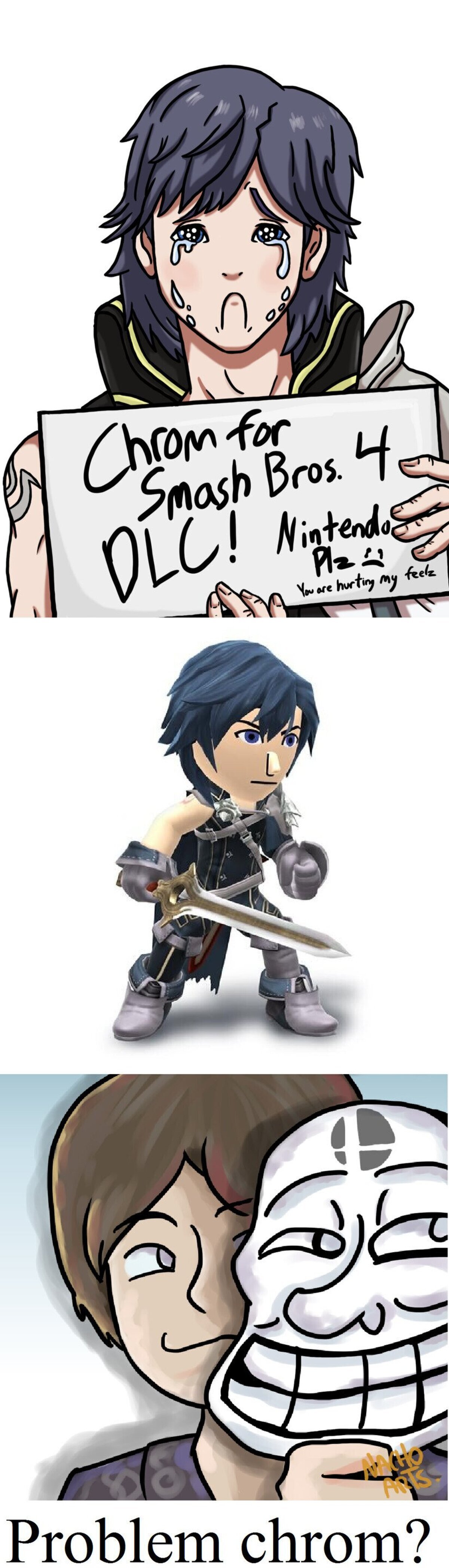 Empiezo a pensar que Sakurai tiene algo personal contra Chrom