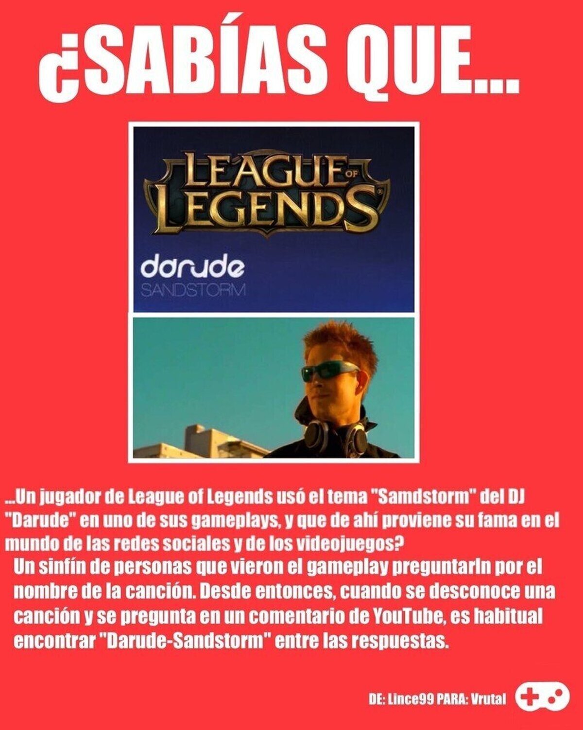 El origen de la fama de Darude-Sandstorm