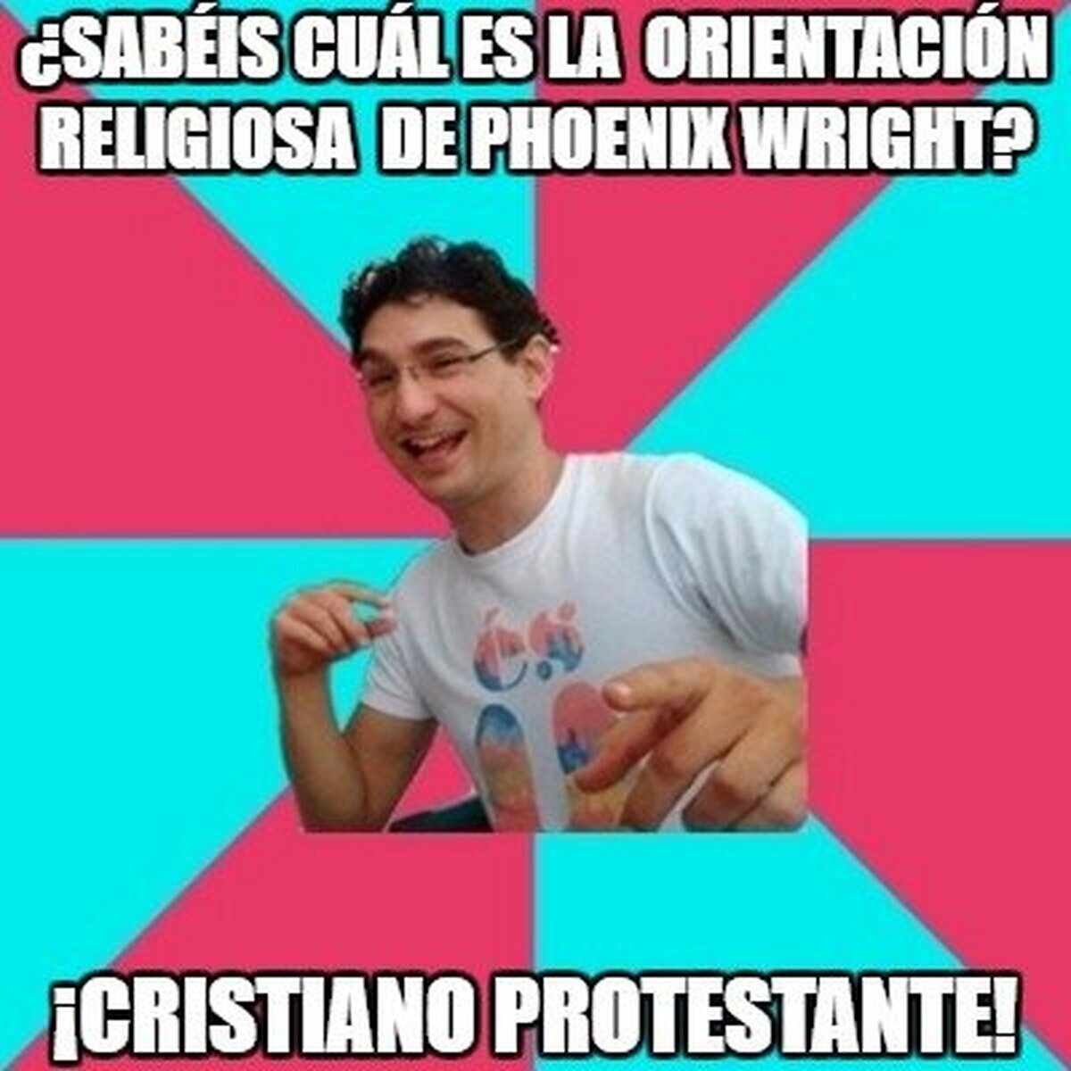 Lo de cristiano no lo tengo claro pero lo otro... ¡SEGURO!