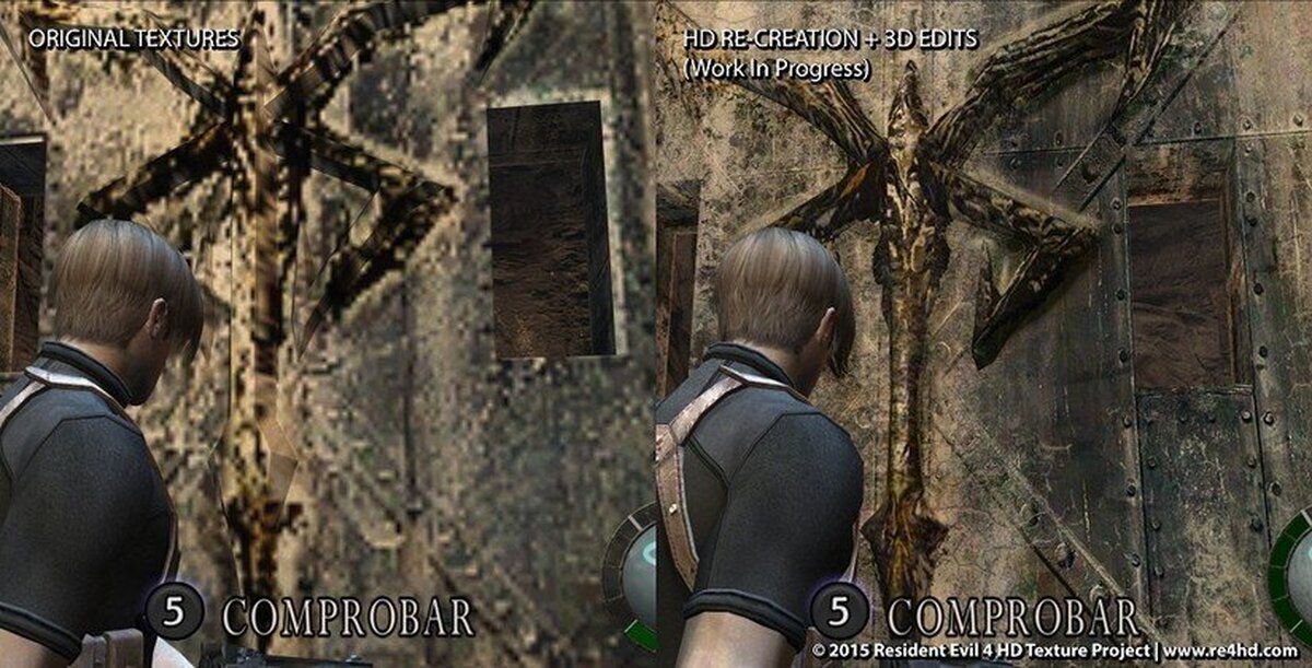 Los fans de Resident Evil 4 HD hacen el trabajo de Capcom con las texturas