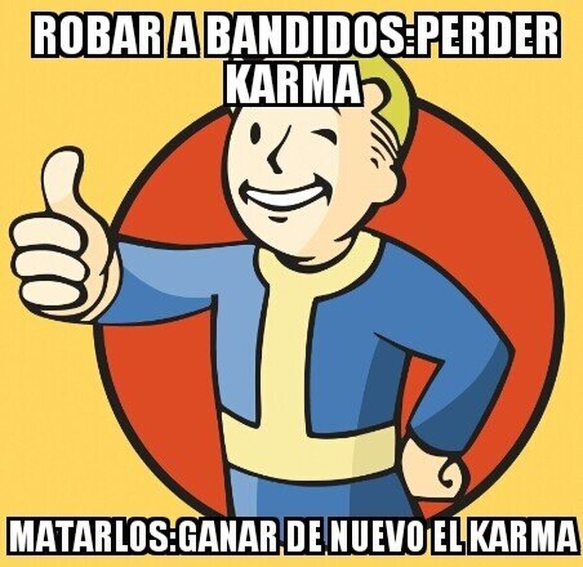Fallout y si sistema de karma super l&oacute;gico