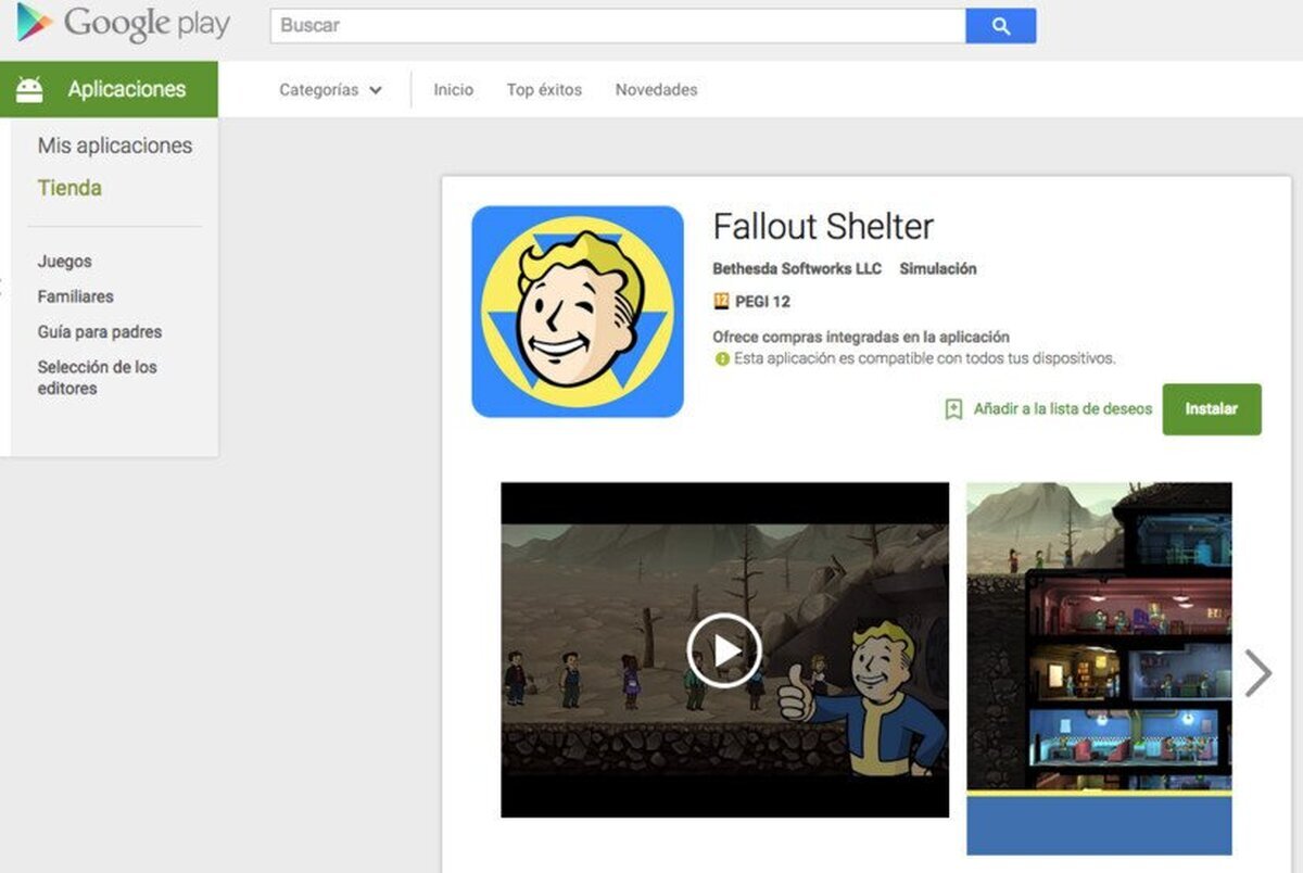 Fallout Shelter ya está disponible para Android