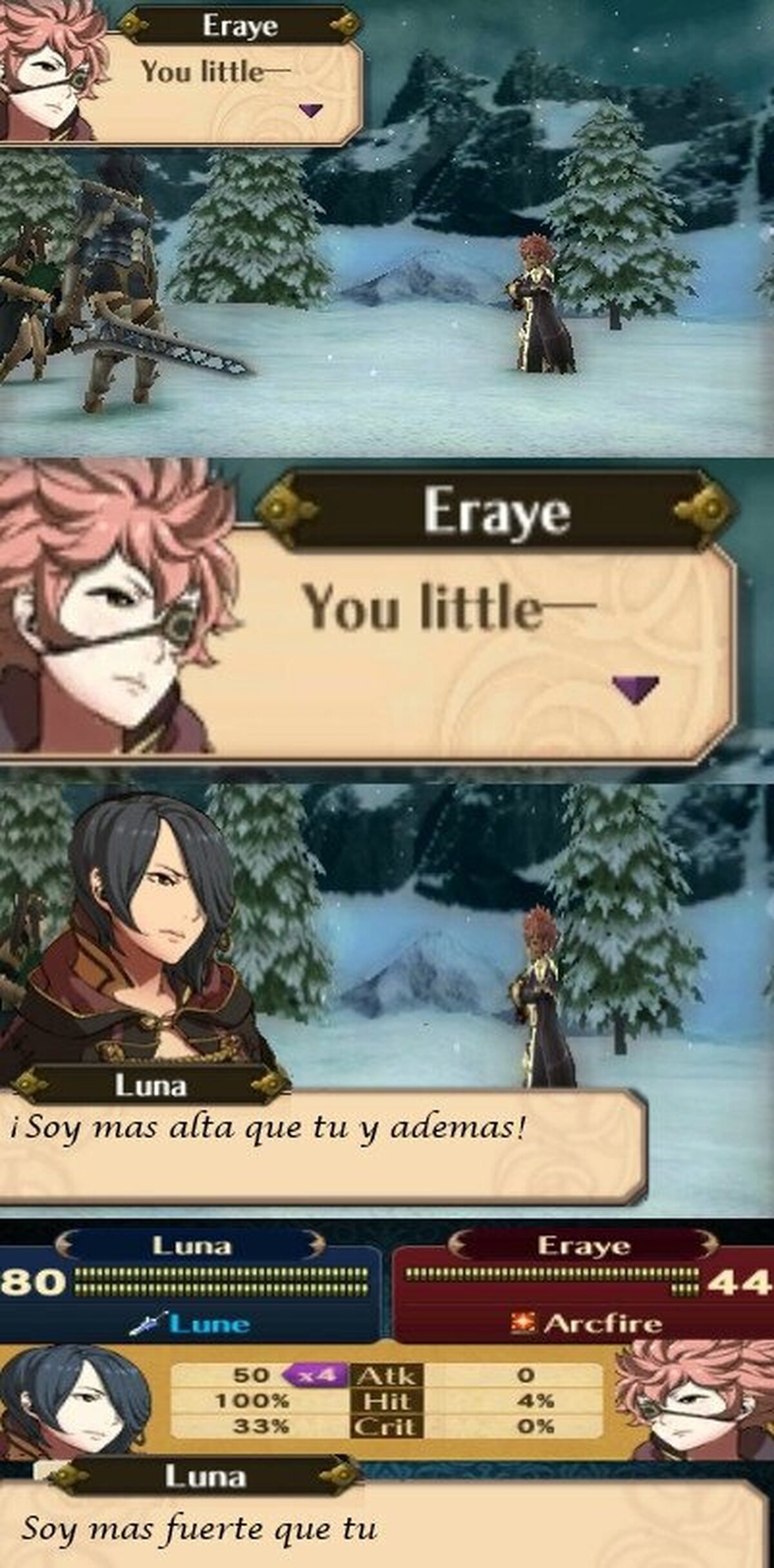 Cuidadito con cómo te refieres a mí...
