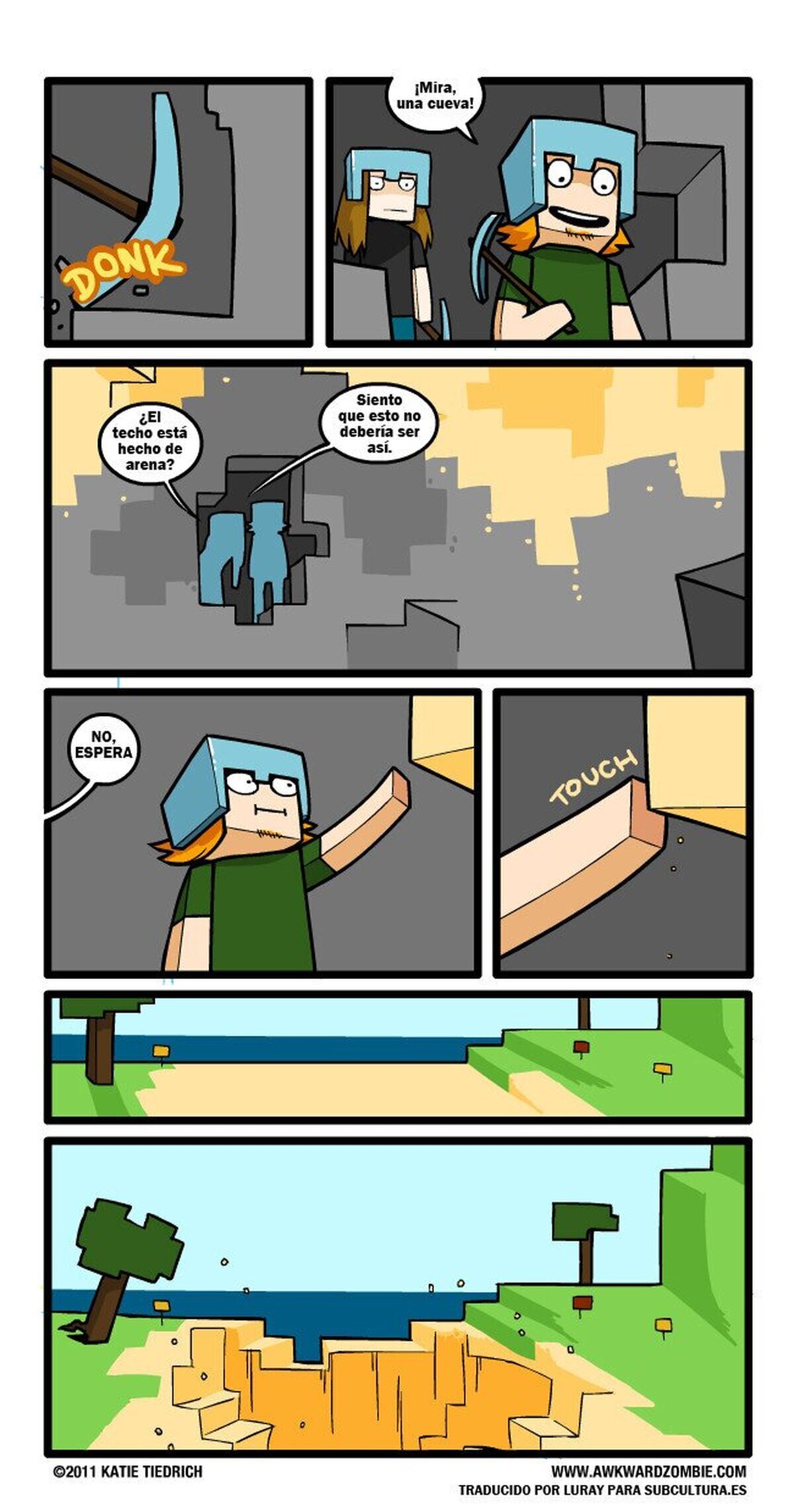 Aquellas cuevas con techo de arena...