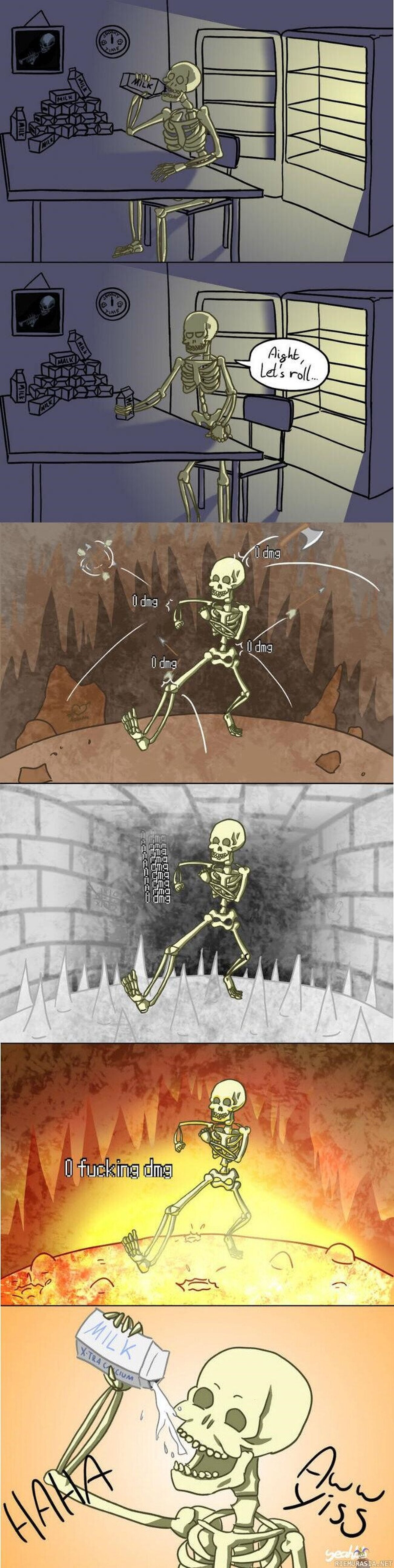 Ventajas de ser un esqueleto en Dark Souls