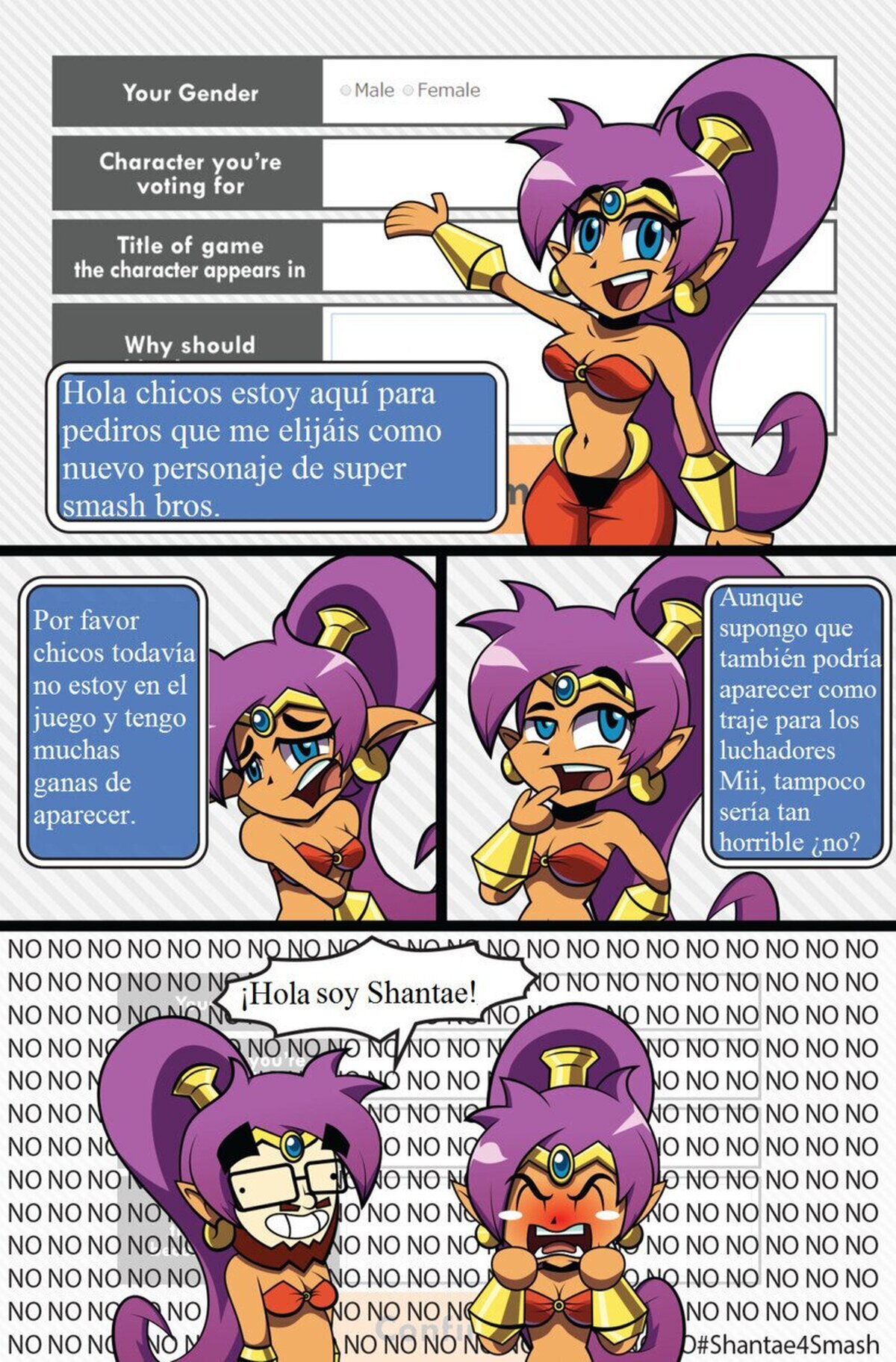 Es inútil Shantae, Sakurai acabará con todos nosotros