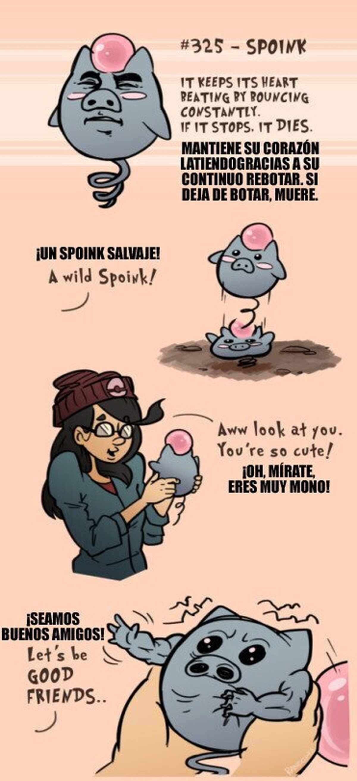 Por eso es difícil tener un Spoink como amigo