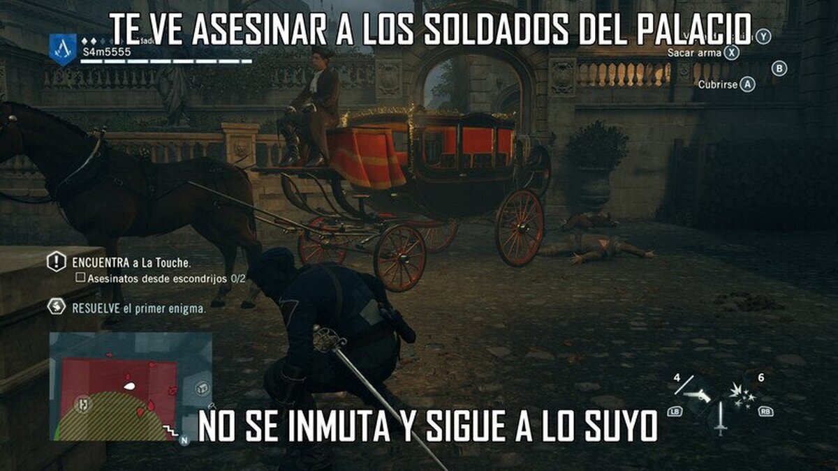 Lo típico en un palacio bien vigilado...