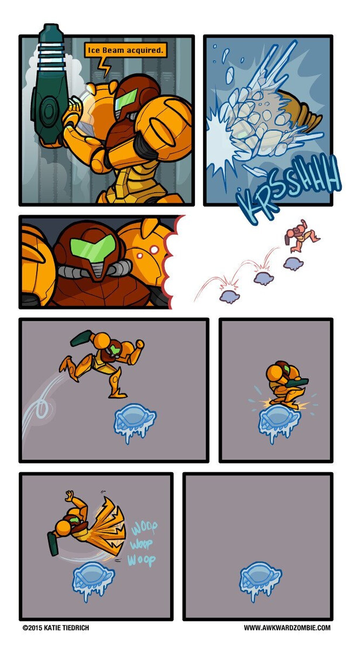 El  rayo de hielo de Metroid no es tan útil como parece