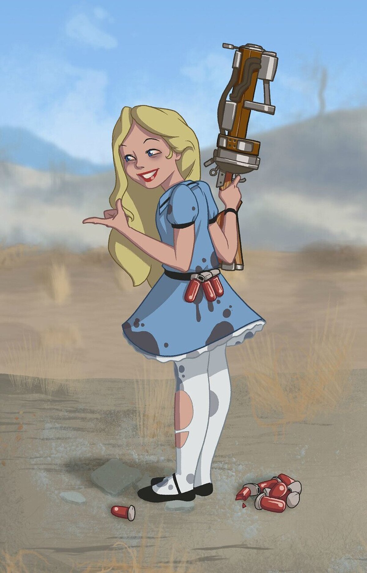 ¿Como serían las princesas Disney en Fallout?