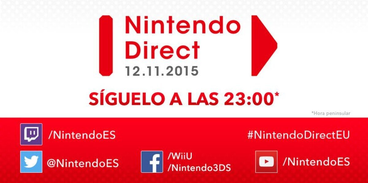 Nuevo Nintendo Direct anunciado para el 12 de noviembre