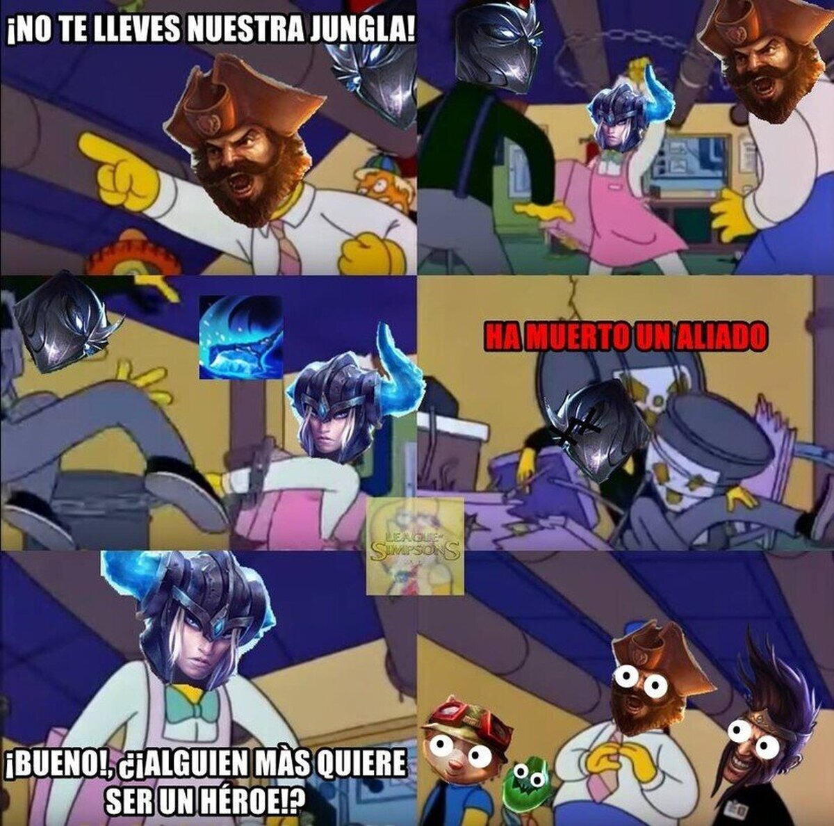 ¿Alguien más quiere hacerse el héroe?
