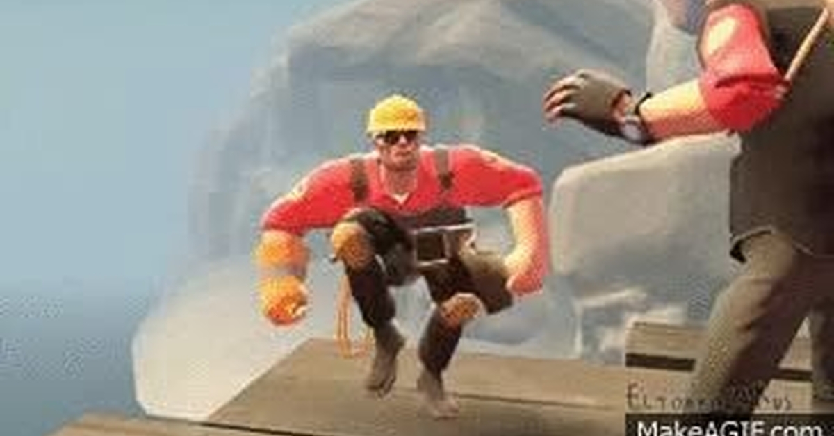 GIF: Cuando tratan de destruir mi construcción pero no lo logran