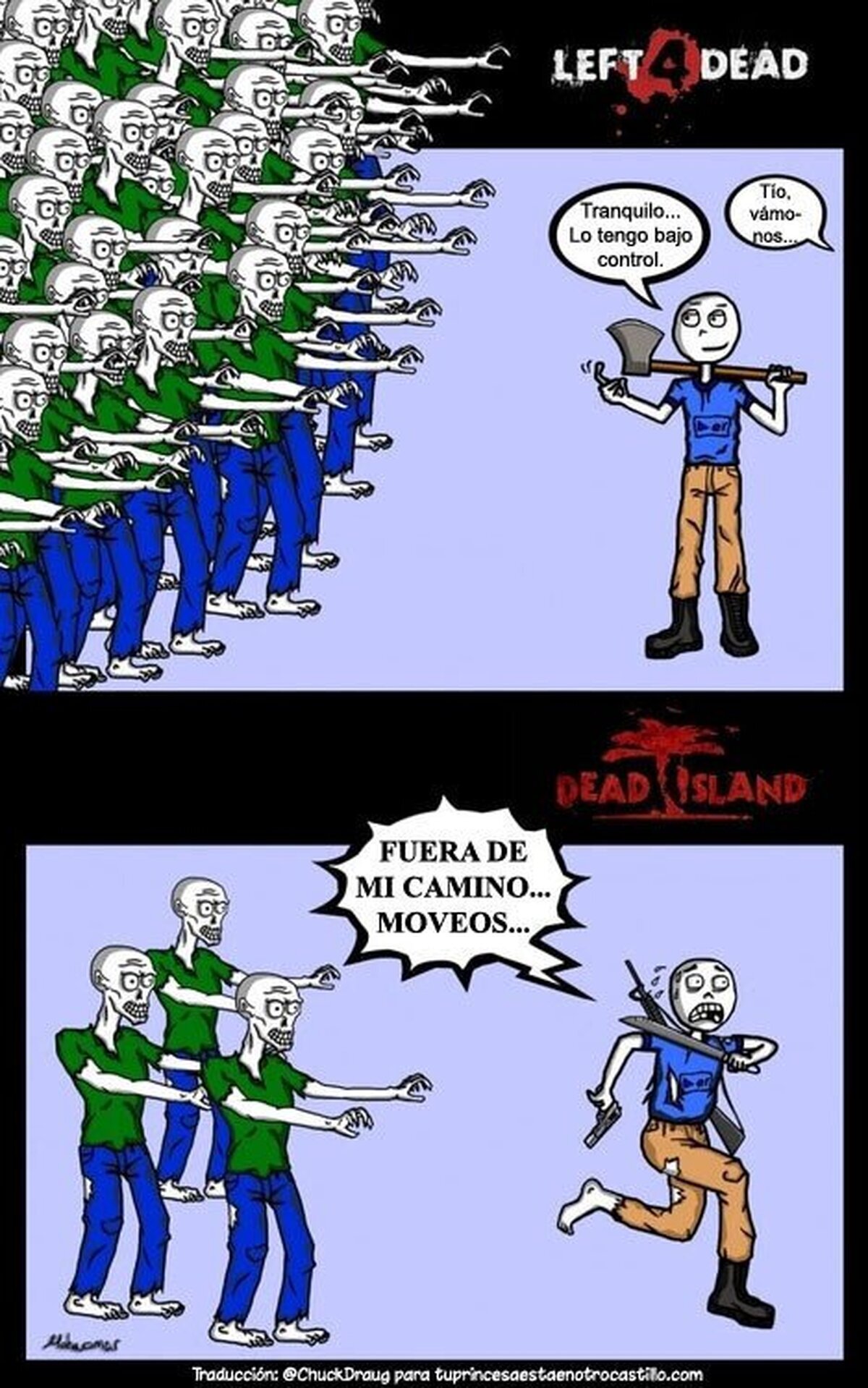 Diferencias entre los zombies del L4D y los del Dead Island