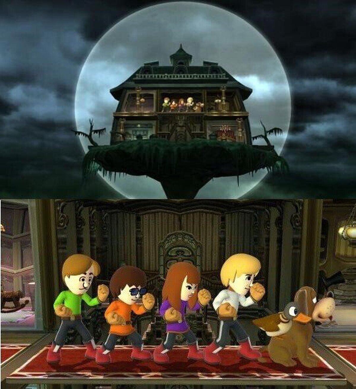 Hoy en ScoobyDoo, la mansión Mii encantada